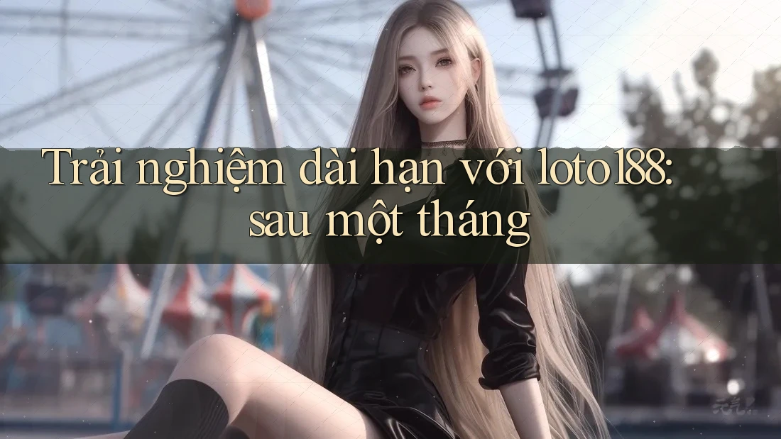 Trải nghiệm dài hạn với loto188: sau một tháng Trải nghiệm dài hạn với loto188: sau một tháng