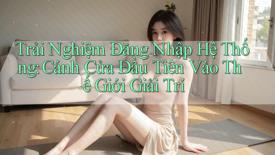 Trải Nghiệm Đăng Nhập Hệ Thống: Cánh Cửa Đầu Tiên Vào Thế Giới Giải Trí Trải Nghiệm Đăng Nhập Hệ Thống: Cánh Cửa Đầu Tiên Vào Thế Giới Giải Trí