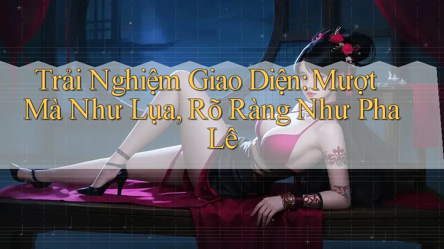 Trải Nghiệm Giao Diện: Mượt Mà Như Lụa, Rõ Ràng Như Pha Lê