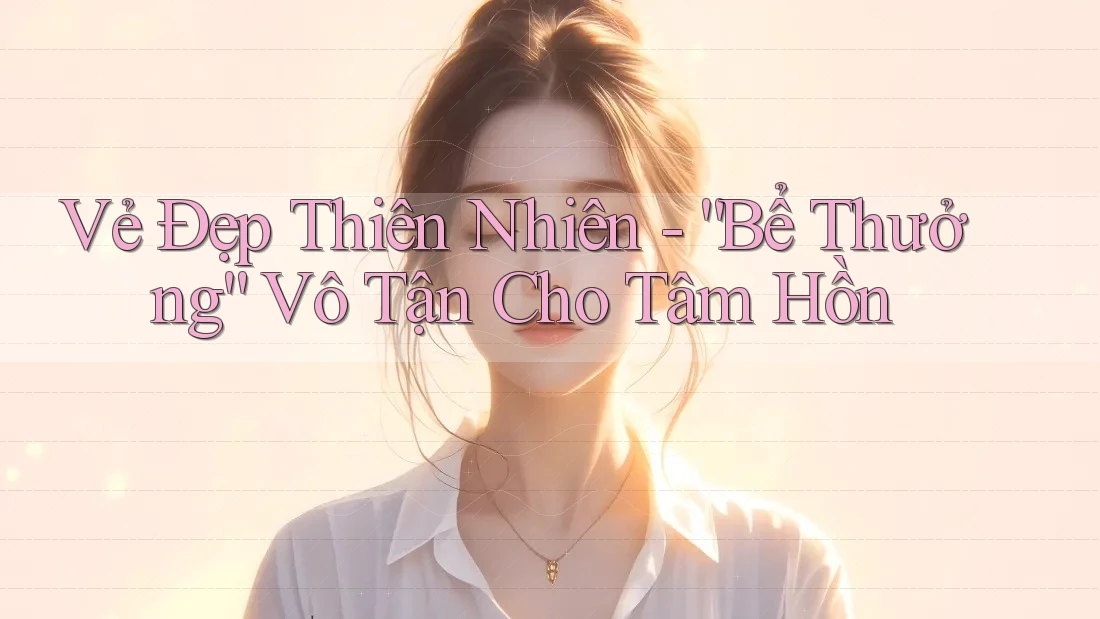 Vẻ Đẹp Thiên Nhiên - “Bể Thưởng” Vô Tận Cho Tâm Hồn Vẻ Đẹp Thiên Nhiên - “Bể Thưởng” Vô Tận Cho Tâm Hồn
