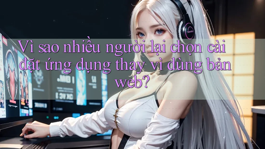 Vì sao nhiều người lại chọn cài đặt ứng dụng thay vì dùng bản web?